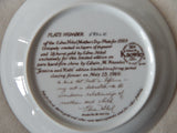 EDNA HIBEL "JESSICA AND KATE" KNOWLES MOTHER'S DAY COLLECTOR PLATE-  COA- 1989