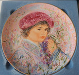 EDNA HIBEL "LE MARQUIS MAURICE PIERRE" ROSENTHAL COLLECTOR PLATE-  NOBILITY OF CHILDREN SERIES- 1977