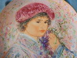 EDNA HIBEL "LE MARQUIS MAURICE PIERRE" ROSENTHAL COLLECTOR PLATE-  NOBILITY OF CHILDREN SERIES- 1977