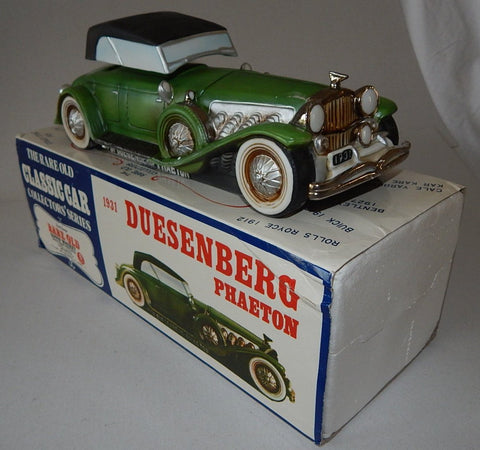 WHISKEY DECANTER CLASSIC CAR SERIES - 1931 DUESENBERG PHAETON