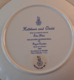 EDNA HIBEL KATHLEEN & CHILD COLLECTOR PLATE - 1981 - ROYAL DOULTON MOTHER AND CHILD SERIES