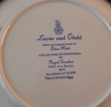 ROYAL DOULTON EDNA HIBEL MOTHER AND CHILD 1977 COLLECTOR PLATE LUCIA AND CHILD