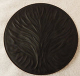 LALIQUE BLACK ALGUES TREE OF LIFE SALAD PLATE - SIGNED
