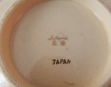 ASIAN FOOTED SATSUMA BOWL SCALLOPED RIM GOLD-EDGED MARKED AND SIGNED
