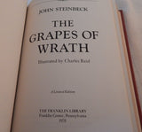 FRANKLIN LIBRARY GREAT BOOKS SERIES THE GRAPES OF WRATH BY JOHN STEINBECK LIMITED EDITION 1978