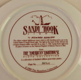HAMILTON COLLECTION AMERICAN LIGHTHOUSES - SANDY HOOK LIGHT-  LIGHTHOUSE COLLECTOR PLATE