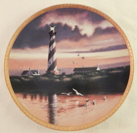 HAMILTON COLLECTION AMERICAN LIGHTHOUSES - CAPE HATTERAS LIGHT LIGHTHOUSE COLLECTOR PLATE