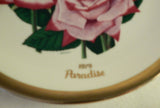 AMERICAN ROSE SOCIETY PORCELAIN COLLECTOR PLATE - PARADISE ROSE 1979