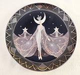 ERTE ROYAL DOULTON BONE CHINA ART COLLECTOR PLATE - QUEEN OF THE NIGHT