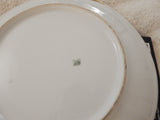LIMOGES ANTIQUE T&V ART NOUVEAU AND DAISY GOLD-HANDLED CAKE PLATE- SIGNED