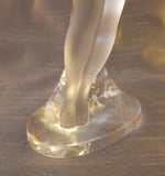 LALIQUE CRYSTAL DANCER - ONE ARM OUT -SIGNED