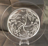 LALIQUE CRYSTAL ANNUAL PLATE - 1967  -FISH BALLET